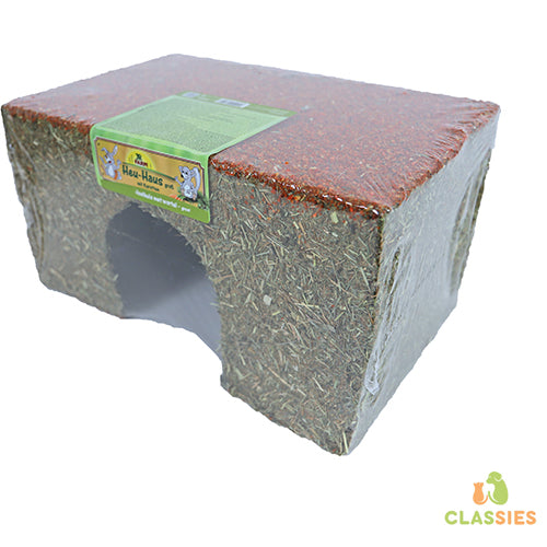 JR Farm knaagdier hooihuis met wortel 3 maten Classies