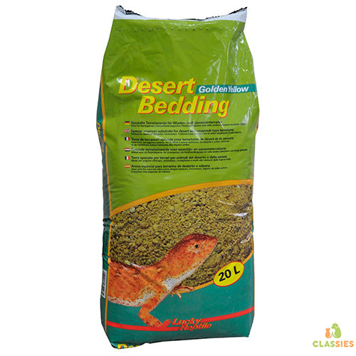 Lucky Reptile Desert Bedding golden yellow