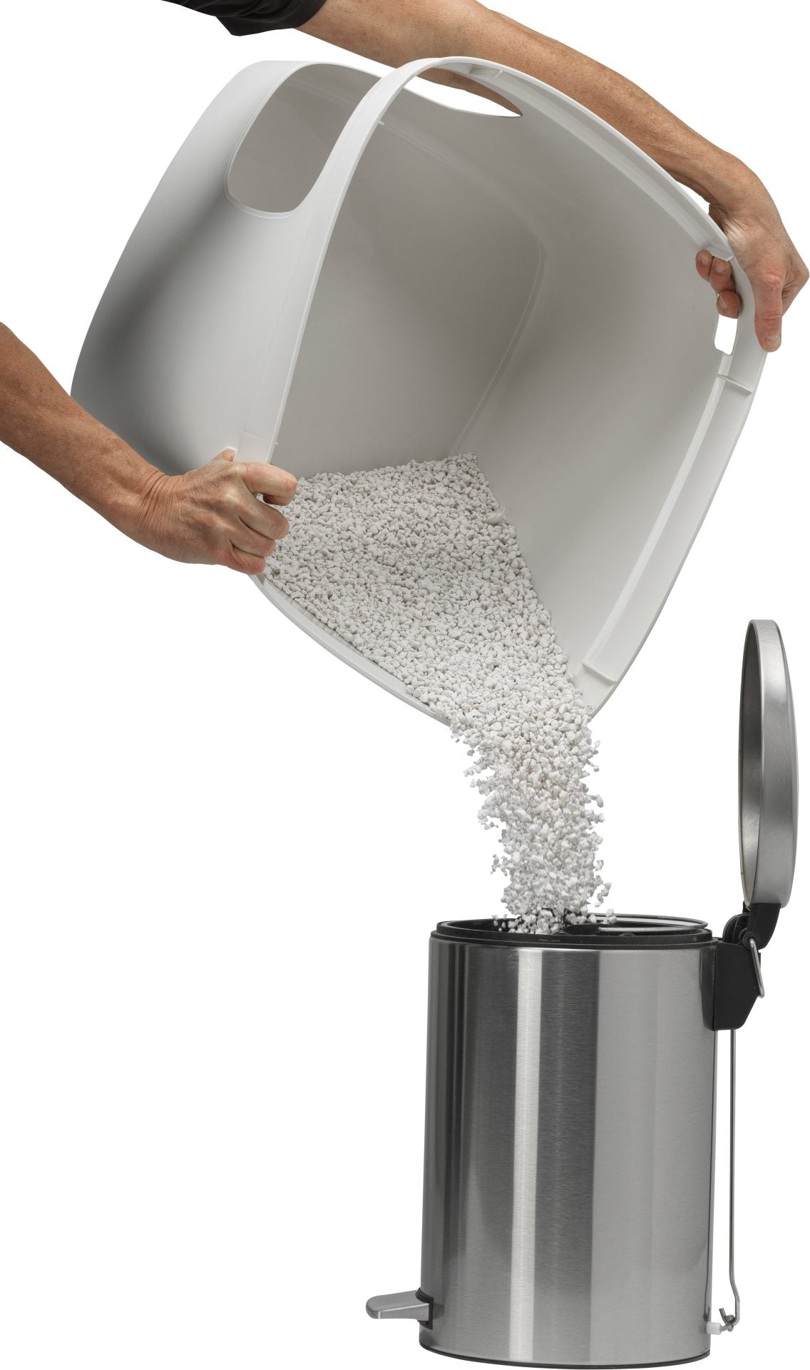 Moderna Katzentoilette Cubana Soft White - 43 x 49,5 x 49,5 cm