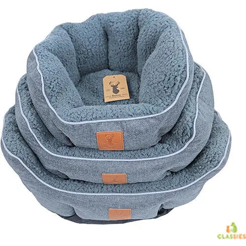Boony ‘Est 1941’ Highland Graphite Honden of Katten Mand - 3 maten Classies