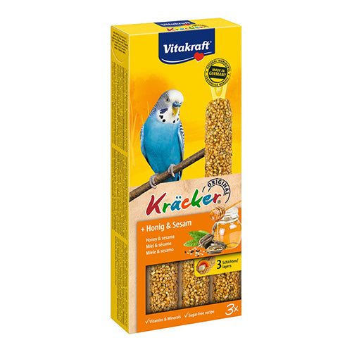 Vitakraft honing kracker parkiet sesam - 3 krackers
