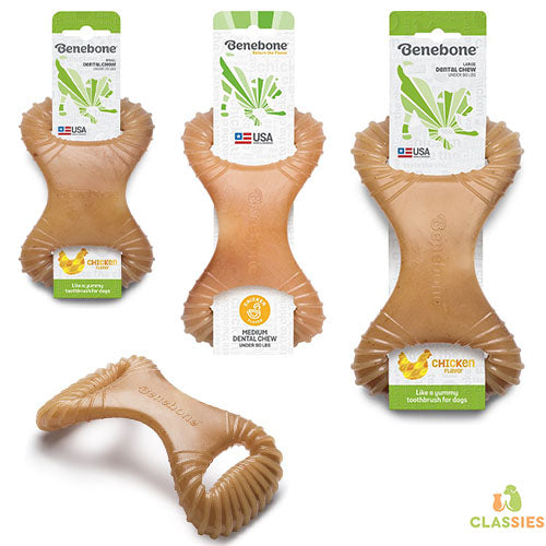 Benebone Dental Chew Pindakaas - Bacon - Braadkip