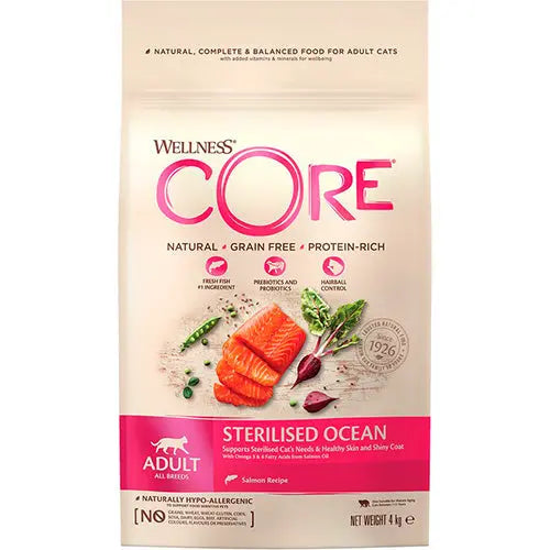 Wellness Core kattenvoer - droogvoer - Dry - verschillende smaken - 0,3 - 1,75 - 4 kg Classies