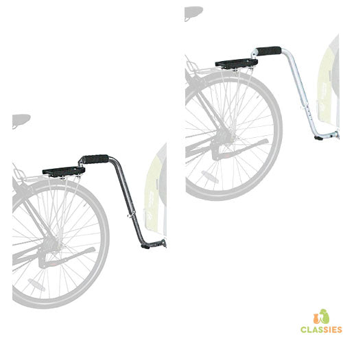DoggyRide fietskit bagagedrager kop met britch lite, zwart. Classies