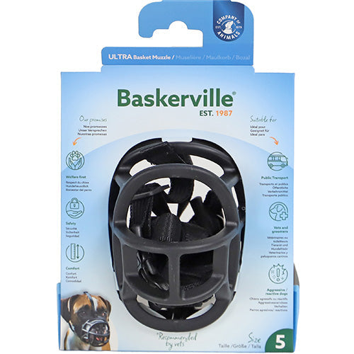 Company of Animals Baskerville Ultra Muzzle Muilkorf/Muilband - Verkrijgbaar in 6 maten Classies