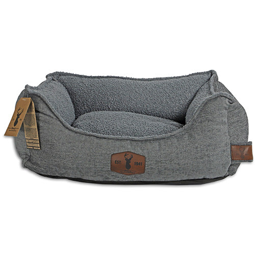 Boony est1941premium hondenmand orthopedisch shadow grijs Classies