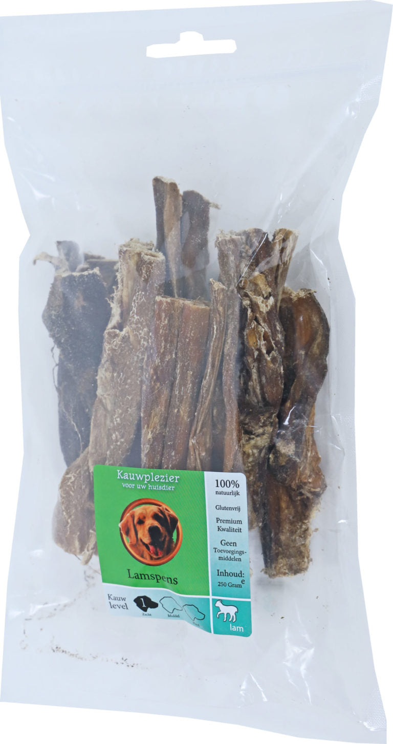 Boon Natuurlijke Snack Lam - Lamspens verkrijgbaar in 80 of 250 gram