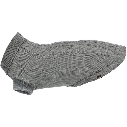 Trixie Hundepullover Kenton grau 55 cm