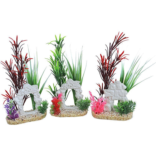 Sydeco kunststofplant Decor Ruines 25 cm assorti Classies
