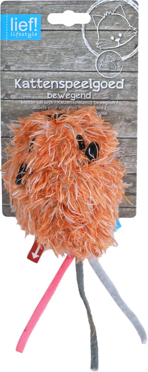 Süß! Mädchen Katzenspielzeug - Zittermaus - 18 cm - 1 Stück sortiert