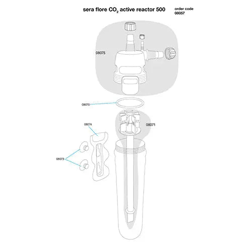 sera flore actieve CO2-reactor 500 - 1000 Classies