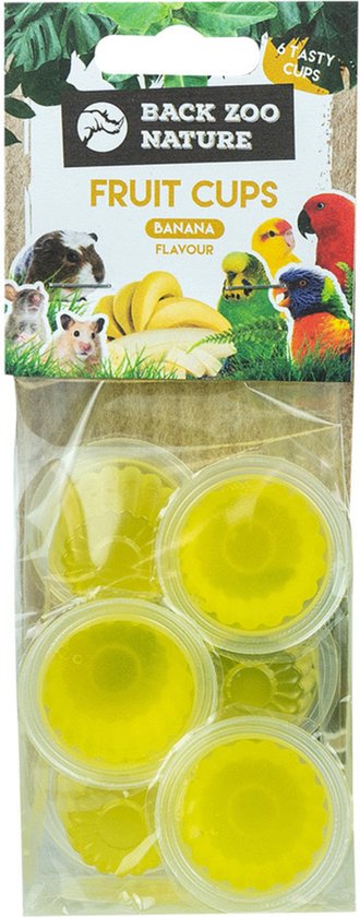 Fruitcups in verschillende smaken voor vogels per 6 stuks Classies