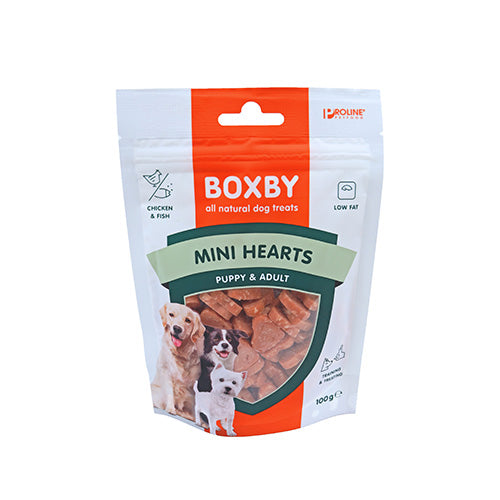 Proline Puppy Boxby Mini Hearts - Hundesnacks - 100 g