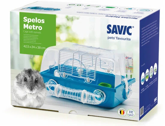 Savic Zwerghamsterkäfig Spelos - 42,5 x 25 x 38 cm