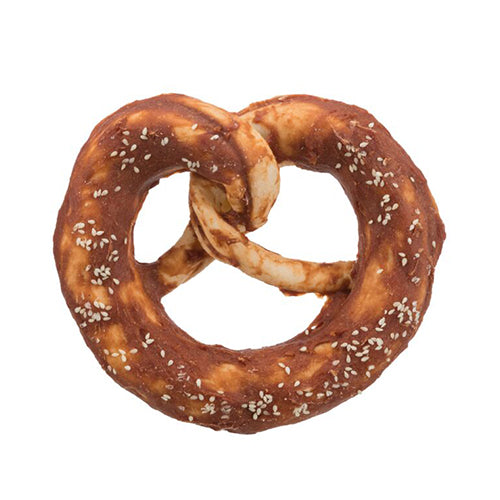 Trixie Denta Fun Pretzel met eendenborst los - 9 cm Classies