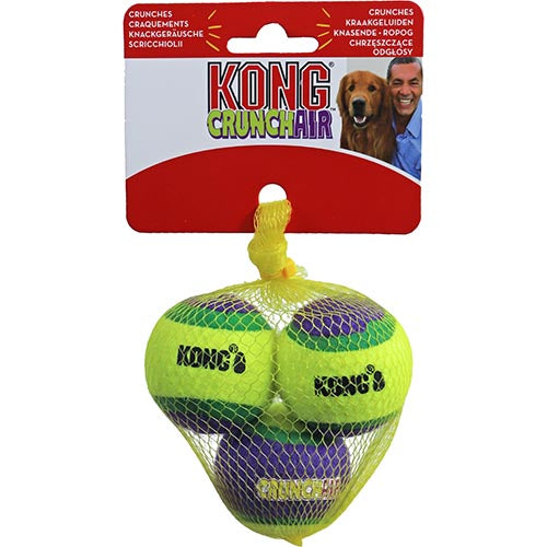 Kong Crunchair Tennisballen - Verkrijgbaar in Small: Ø 5 cm en Medium: Ø 6 cm Classies
