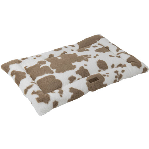 Animal Boulevard Cow Plush Benchkussen Wit/Mokka - Verkrijgbaar in 5 maten Classies