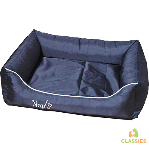 Napzzz hondenmand waterproof Divan zwart Classies