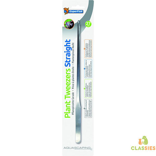 SuperFish RVS Rechte Plantenpincet - 37 cm