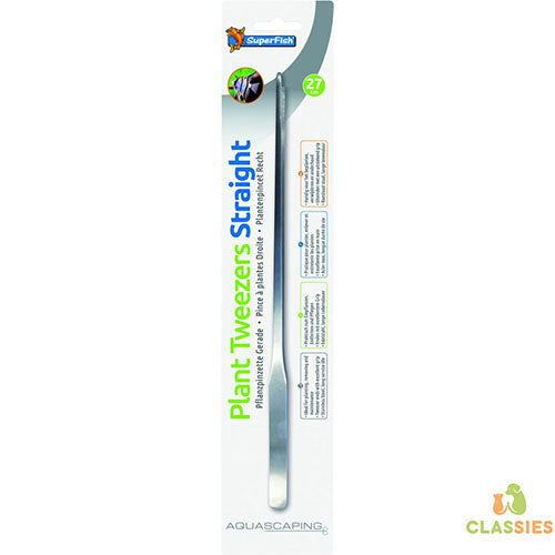 SuperFish RVS Rechte Plantenpincet - 37 cm Classies