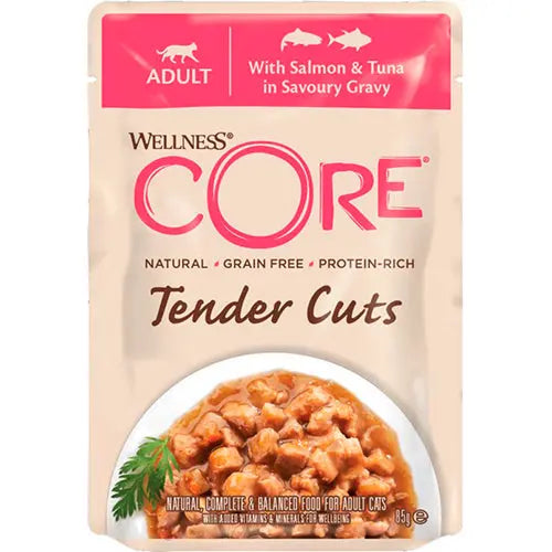 Wellness Core kattenvoeding - natvoer in zakje - 1 x 85 gram Classies