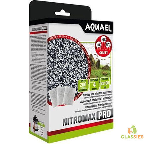 Aquael NitroMax Pro - Filtert nitriet en nitraat uit Aquarium - Inhoud: 3 x 100ml Classies