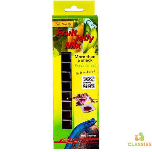 Lucky Reptile Fruit Jelly Mix - 12x15 gram Classies