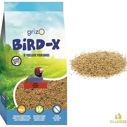 Vogelvoer Bird-X exotenmengeling 1 - 2,5 - 5 - 20 kg Classies