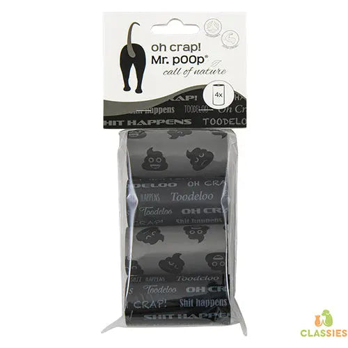 Mr. Poop Navulling poepzakjes in verschillende kleuren Classies