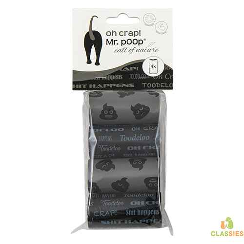 Mr. Poop Kotbeutel-Nachfüllpackungen in verschiedenen Farben
