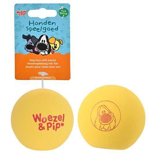 Woezel & Pip Hondenspeelgoed - Latex Bal 7,5 cm - Verkrijgbaar in 4 kleuren