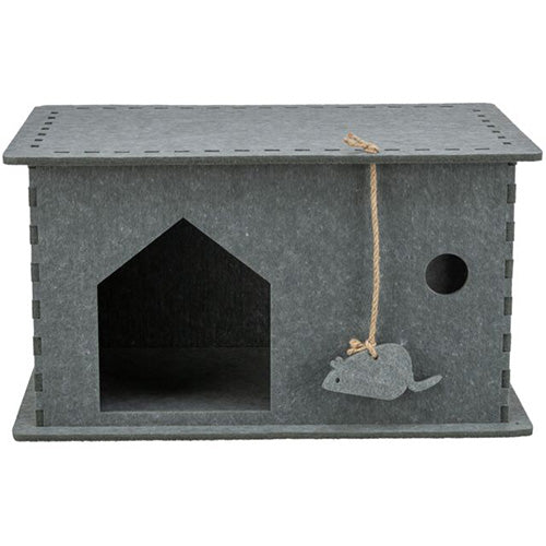 Trixie Schuilplaats Lene - Kattenhuis uit Vilt - Afmetingen: 54×30×35 cm