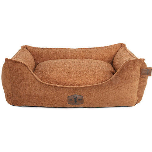 Boony Est1941 premium hondenmand orthopedisch rusty brown Classies