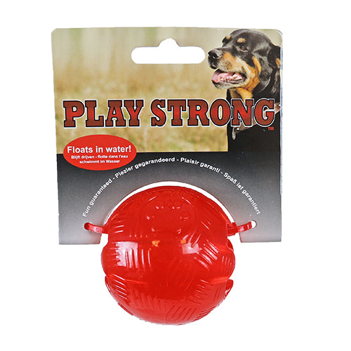 Play Strong Gummiball 6 cm rot