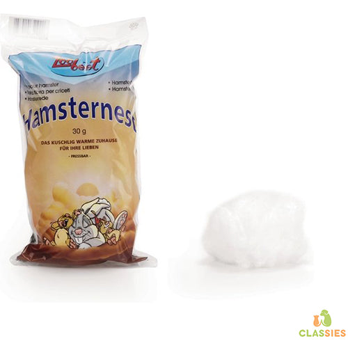 Knaagdierwatten eetbaar - Wit 30gr Classies