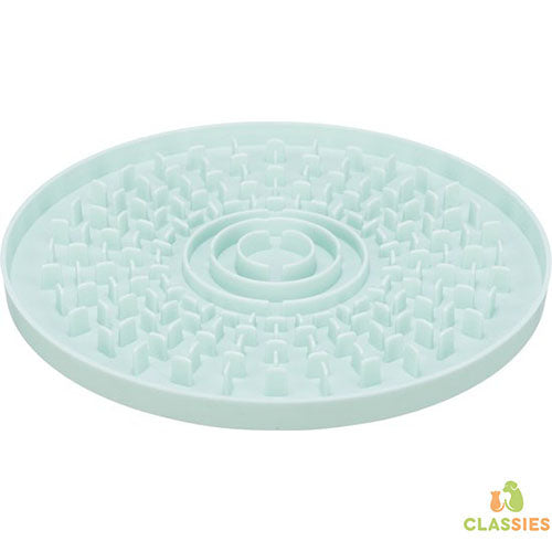Trixie Junior Anti Schrokbak - Likplaat - Mintgroen - 21X21 cm Classies