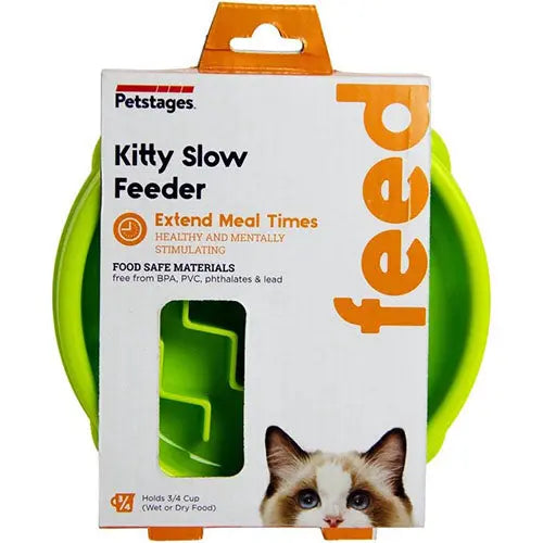 Petstages - Anti-Schrok Voerbak voor Katten - Ø13,5 cm Classies