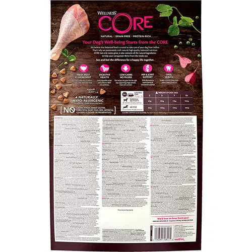 Wellness Core graanvrij - hondenvoer - droogvoer - 5 kg Classies