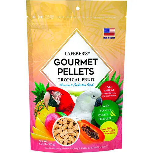 Lafeber Tropical Fruit Gourmet Pellets Macaw - Cocatoo Classies