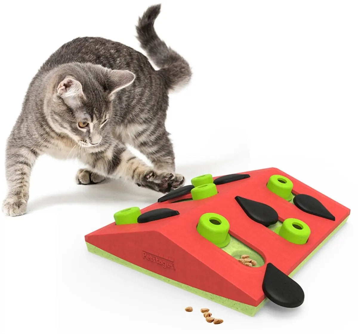 Petstages Melon Madness - Interactieve puzzel vulbaar met snacks voor katten Classies