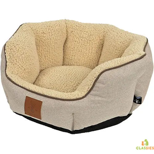 Boony ‘Est 1941’ Highland Sand - Honden of Katten Mand - 3 maten Classies