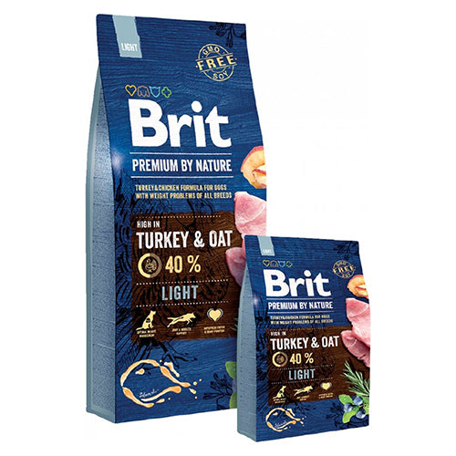 Brit Premium by nature Light - gewichtscontrole - 3 - 15 kg