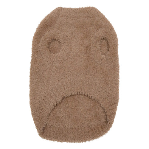 Jack and Vanilla Dogwalk Sweater Plush Milano - Zachte Warme Hondentrui - Kleur: Taupe - Verkrijgbaar in 6 maten