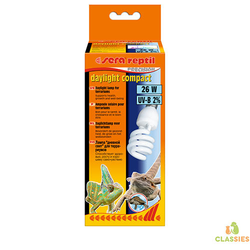 sera reptil daylight compact / 2 % UV-B / 26 W
