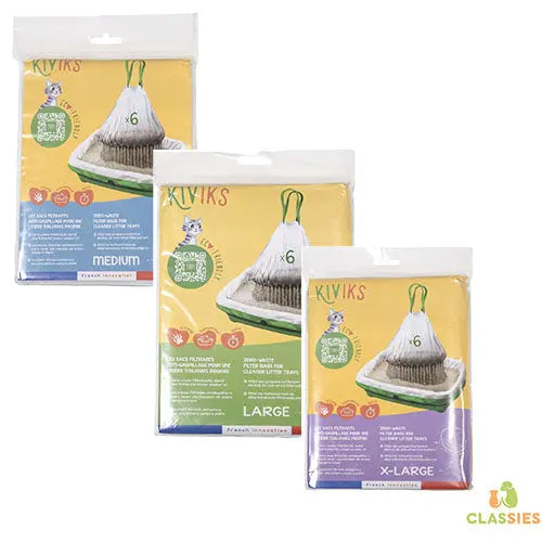 Kiviks kattenbakzak met filter - zeef - 3 maten Classies