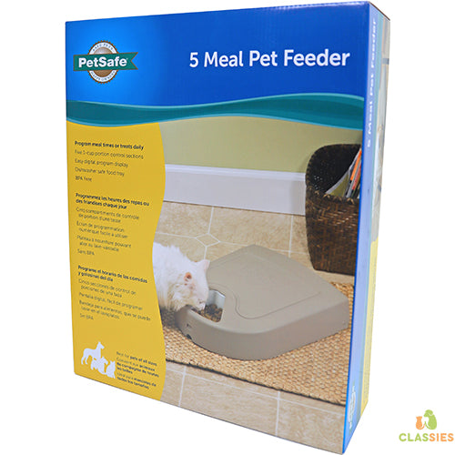 PetSafe batteriebetriebener Futterautomat für 5 Mahlzeiten