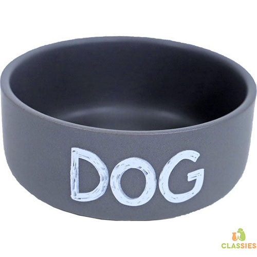 Eetbak in steen Dog in verschillende maten Classies