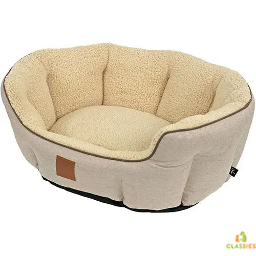 Boony ‘Est 1941’ Highland Sand - Honden of Katten Mand - 3 maten Classies