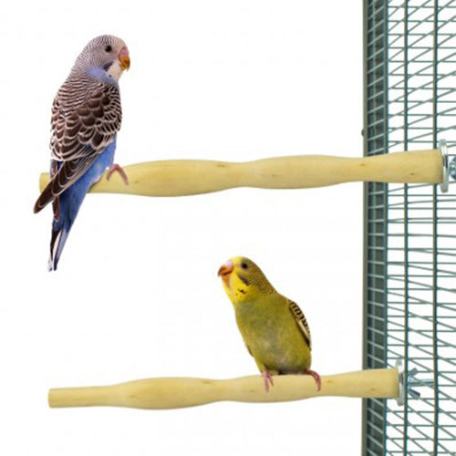 Back Zoo Nature Wood Perch Duo - 2 Zitstokken voor alle soorten parkieten en kleine papegaaien. Classies
