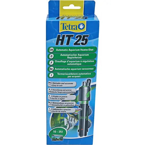 Tetra aquariumheater - verwarmingselement - HT serie - 25 - 50 - 75 - 100 - 150 - 200 - 300 watt Classies